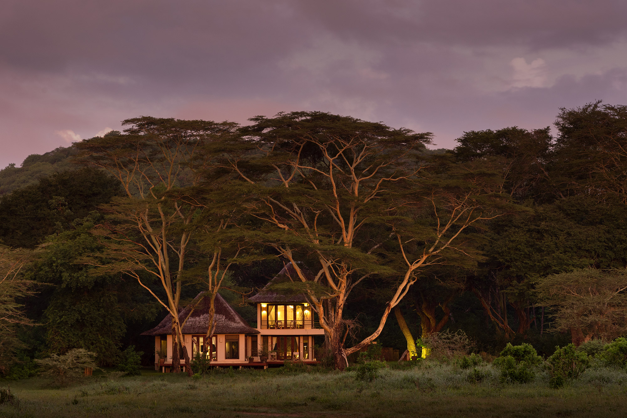Guest room interior at Umani Springs lodge, Kibwezi Forest