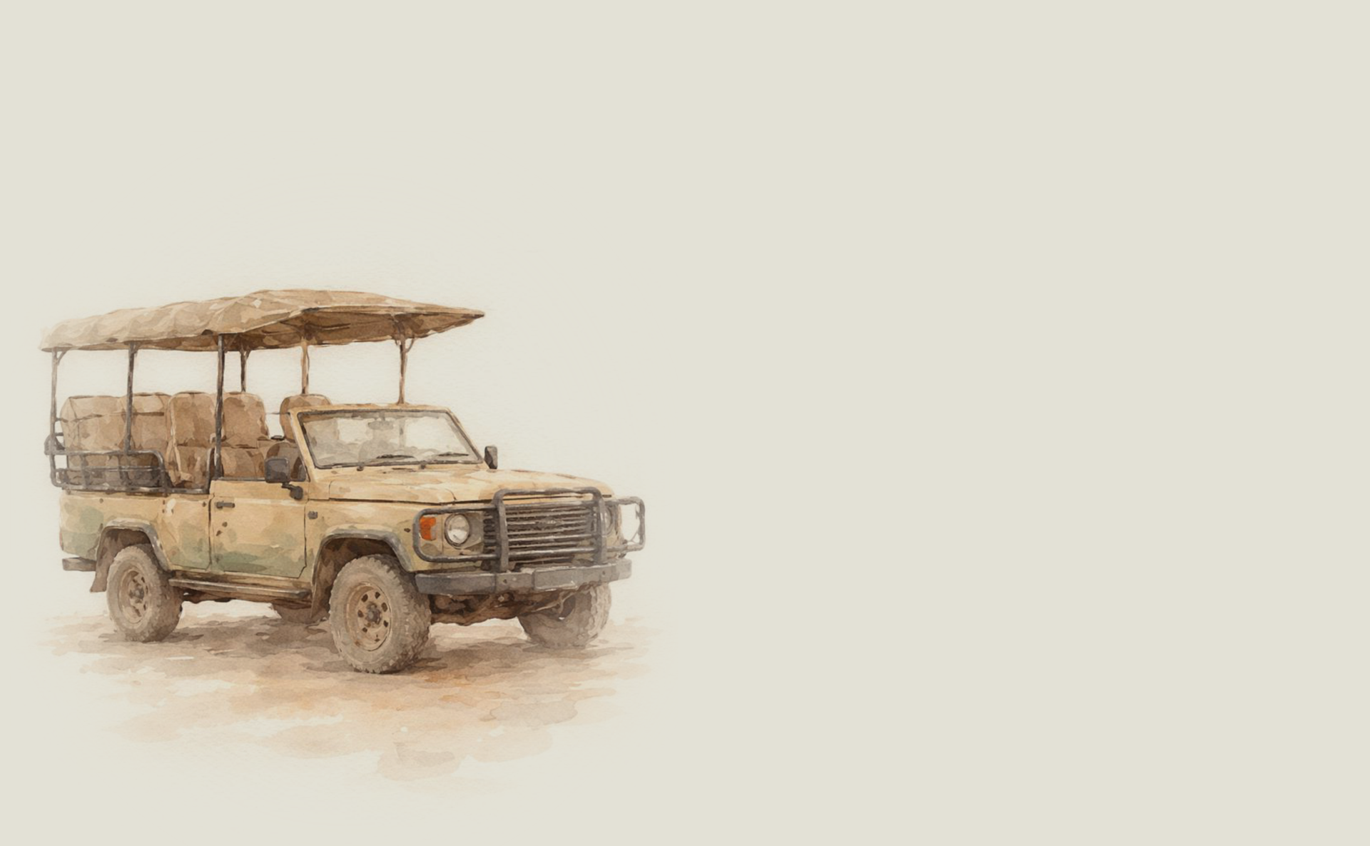 Safari Land Cruiser used for game drives at Sheldrick Conservation Lodges in Tsavo